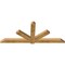 Ekena Millwork Kennewick Rough Sawn Timber Gable Bracket, Western Red Cedar, 96"W x 40"H x 4"D x 6"F, 10/12 Pitch GBW096X40X0406KEN00RWR - alternate 5